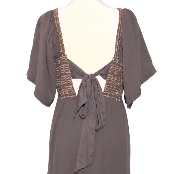 Free People SZ L Easy To Love Bubble Mini Dress - Picture 8 of 12